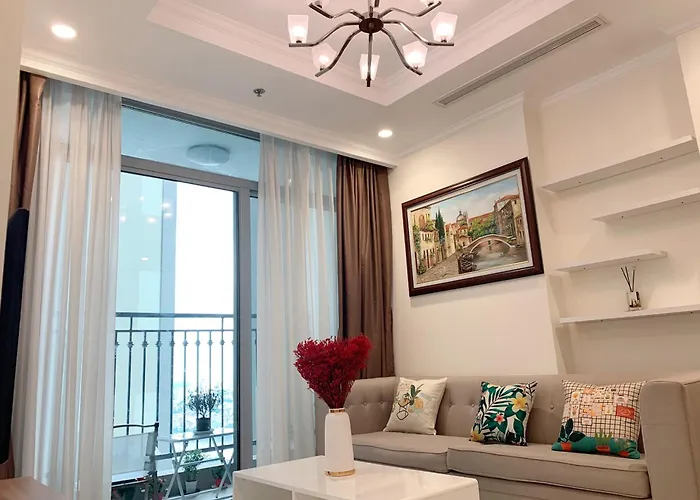 Fully Furnished 2Br-Privacy Balcony Opposite Landmark 81-Gym & Swimming Pool