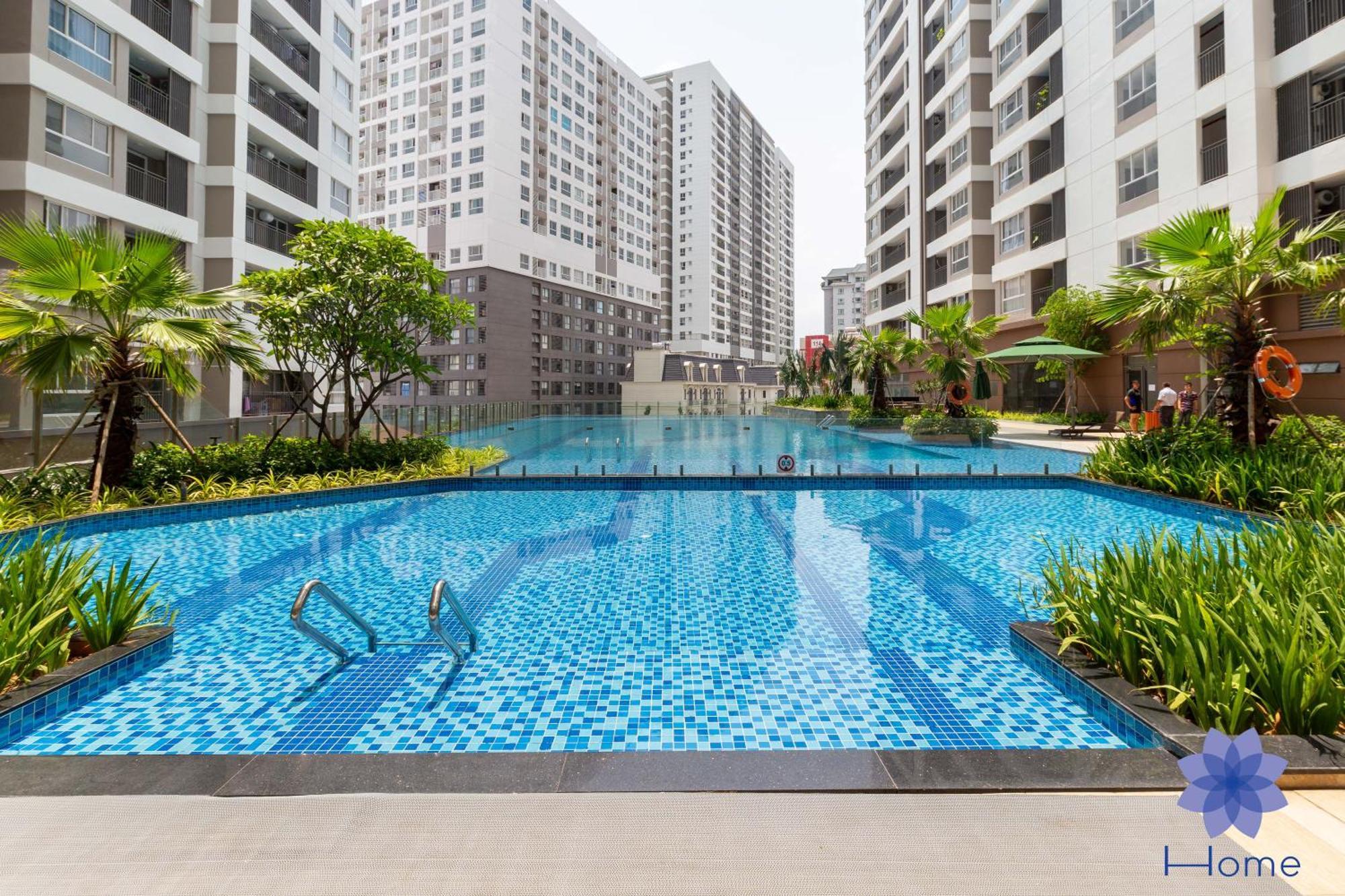 Ihome Furnished With Free Gym & Pool, Airport Pick-up Service Pangsapuri Bandar Ho Chi Minh