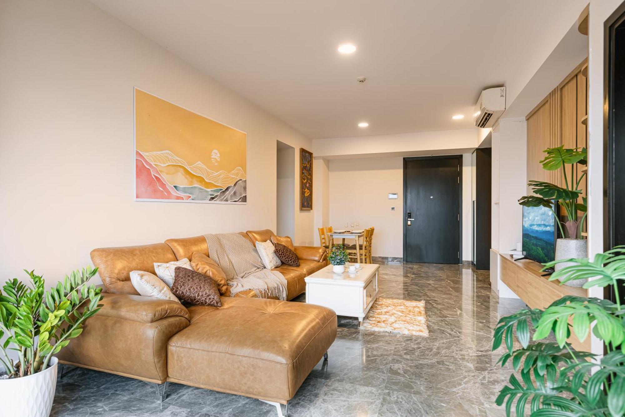 Apartment Exclusive 2-3 Bedroom In District 1 Free Pool Gym Sauna