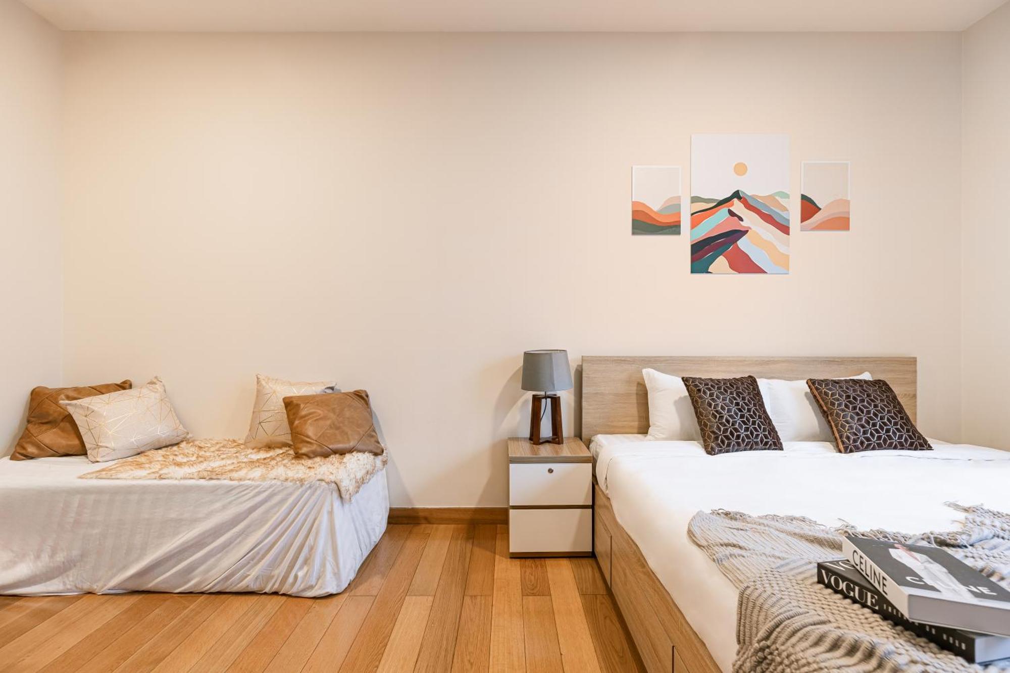 Apartment Exclusive 2-3 Bedroom In District 1 Free Pool Gym Sauna