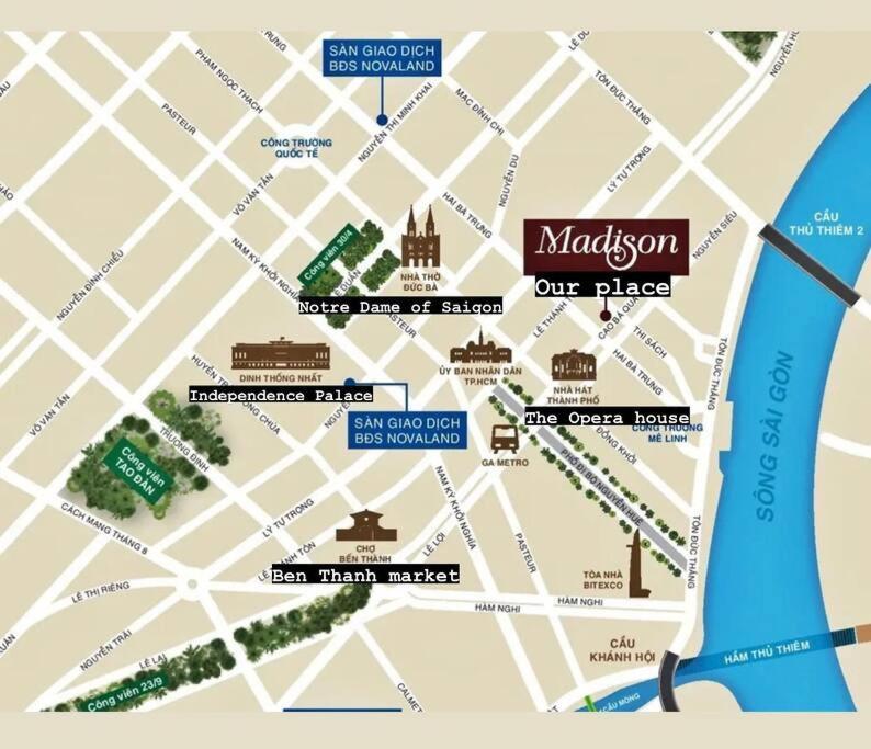 De Lux Madison 2 Bedrooms 2 Baths, Pool Gym Ho Chi Minh City