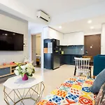 Tan Son Nhat Airport Sweet 2 Bedroom 1 Wc Apartment-Free Gym , Sky Pool ,Bbq ,Garden