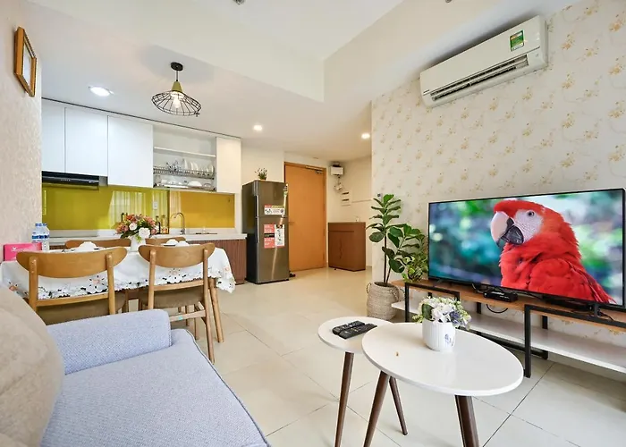 High Class 2 Bedrooms Masteri Thao Dien Apartment, Fully Furnished With Full Amenities