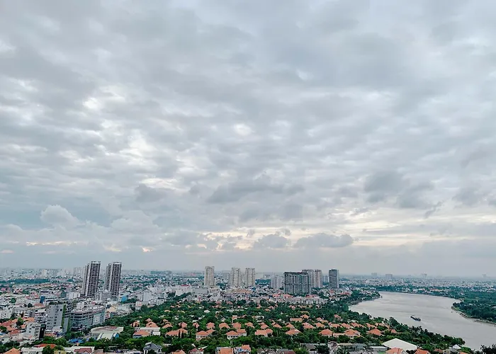 Masteri Thao Dien Comfy Apartment #Nice Balcony #Opening View