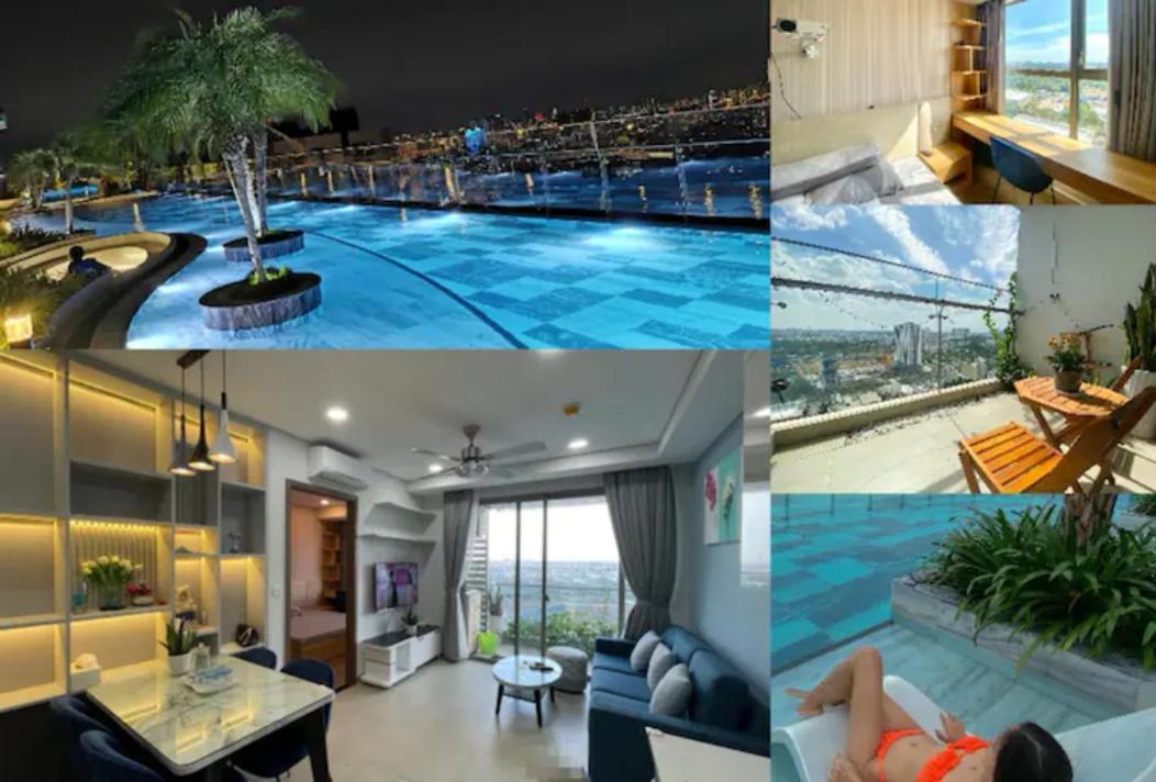 Luxury River Panorama View For 5 - Rooftop Infinity Pool + Sauna Near Q1 + Secc Apartment