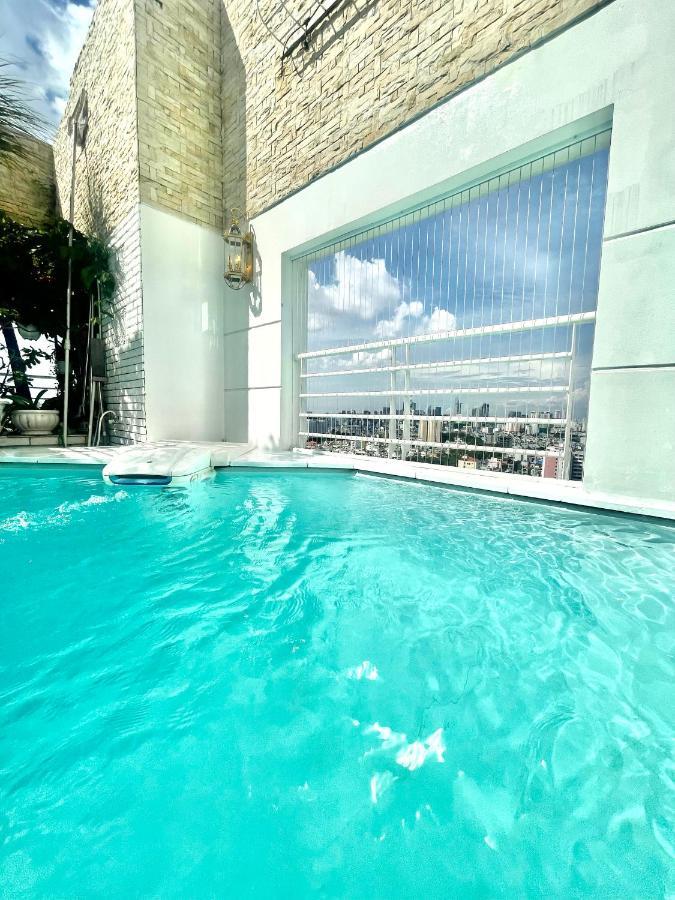 White Penthouse-rooftop Pool Private -central