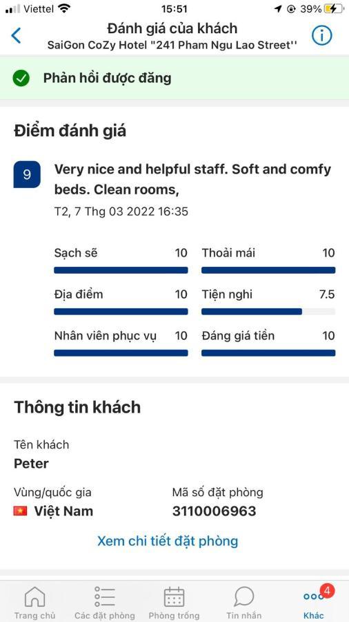 Saigon Cozy - Pham Ngu Lao & Bui Vien Street Ho Chi Minh City