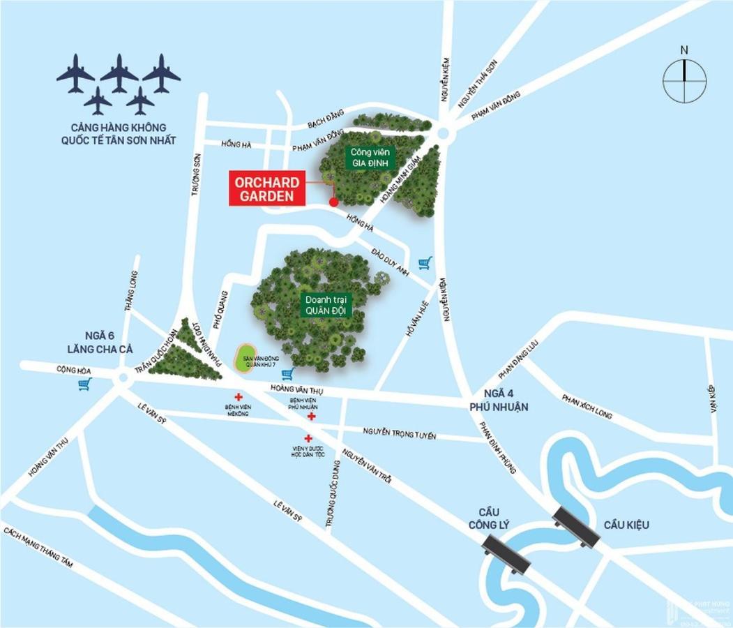 Orchard Garden -near Tsn Airport 5 Minutes -nice Apartment Ho Chi Minh City