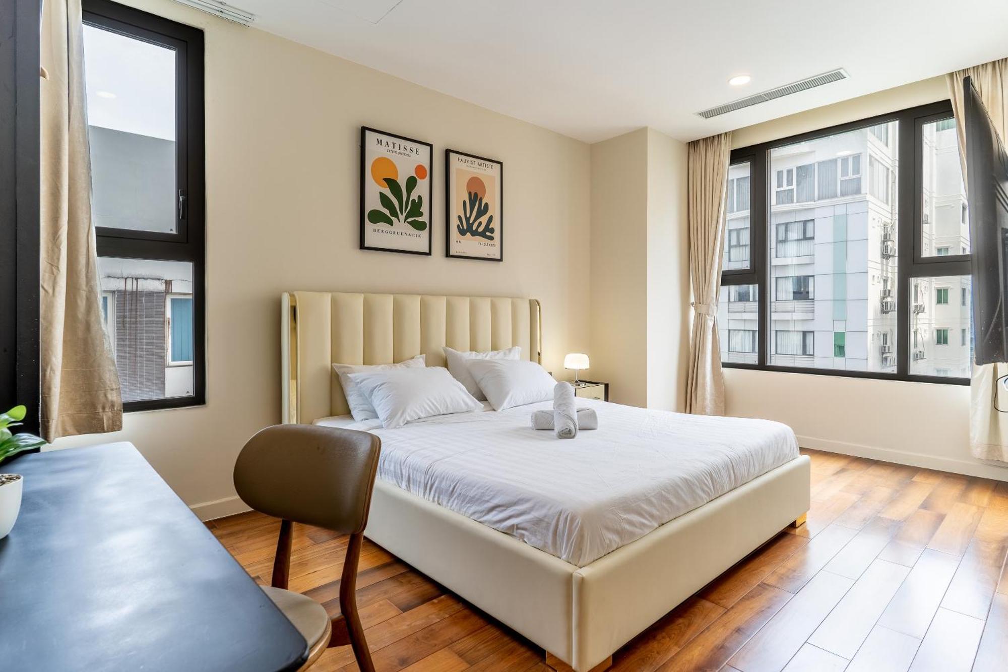 Delux D1,3bedrooms,2 Bath,pool,gym *