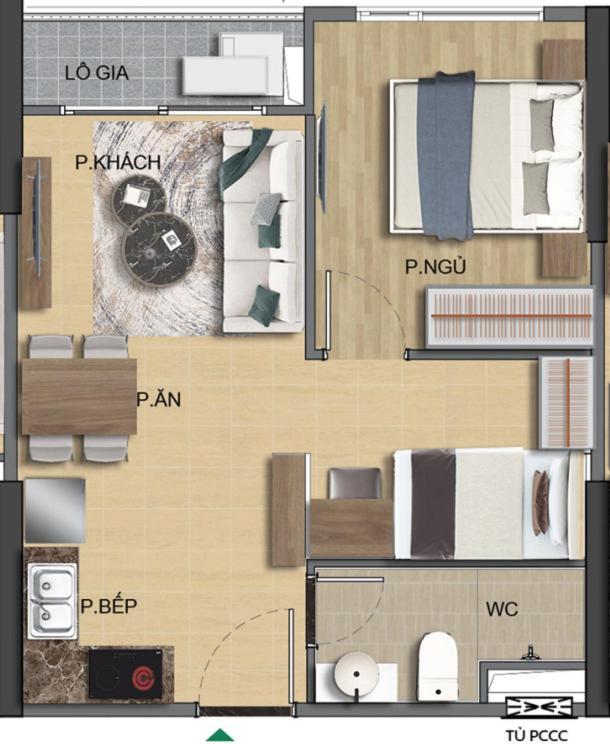 Apartment Ho 1pn+ Solary *