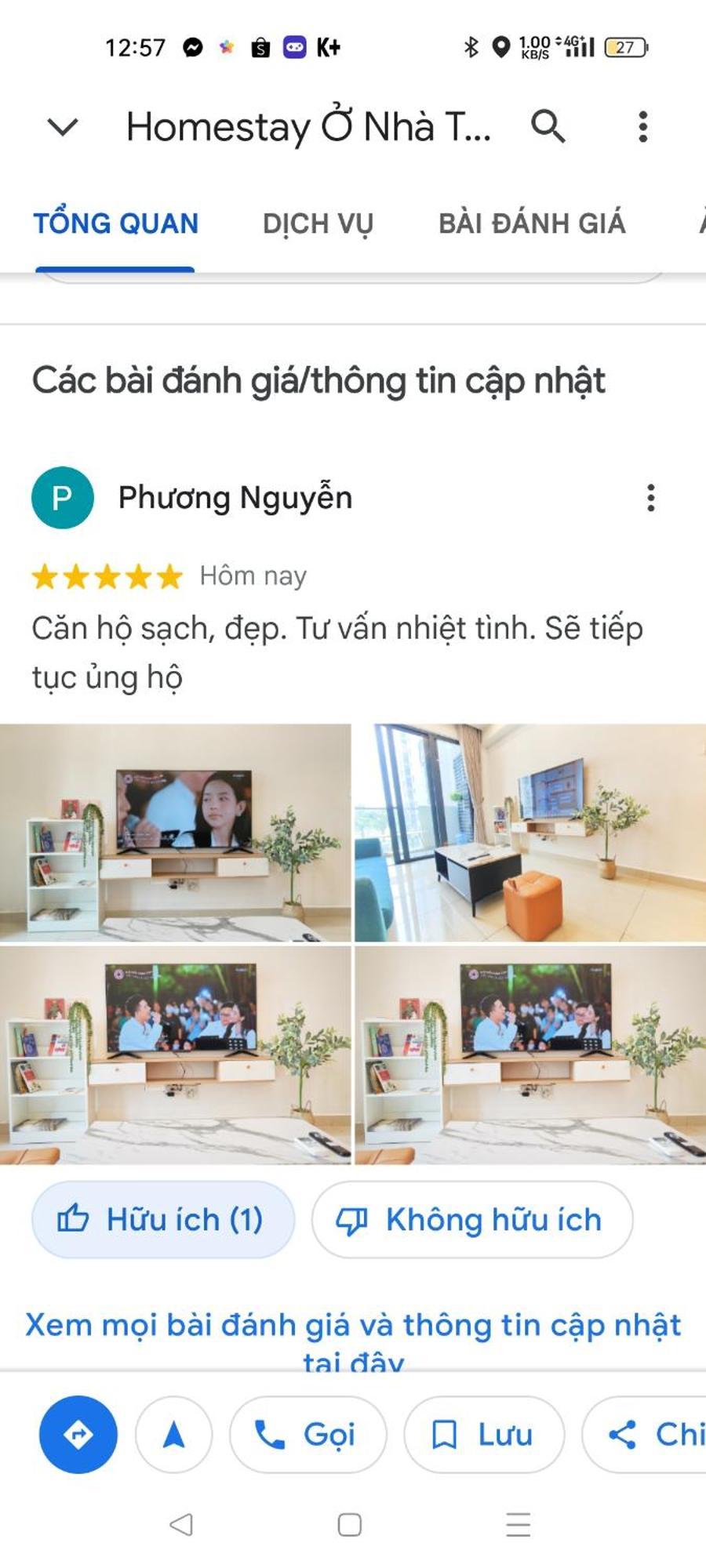 Apartment Cua Phuong_can Ho 2pn Canh Aeon *