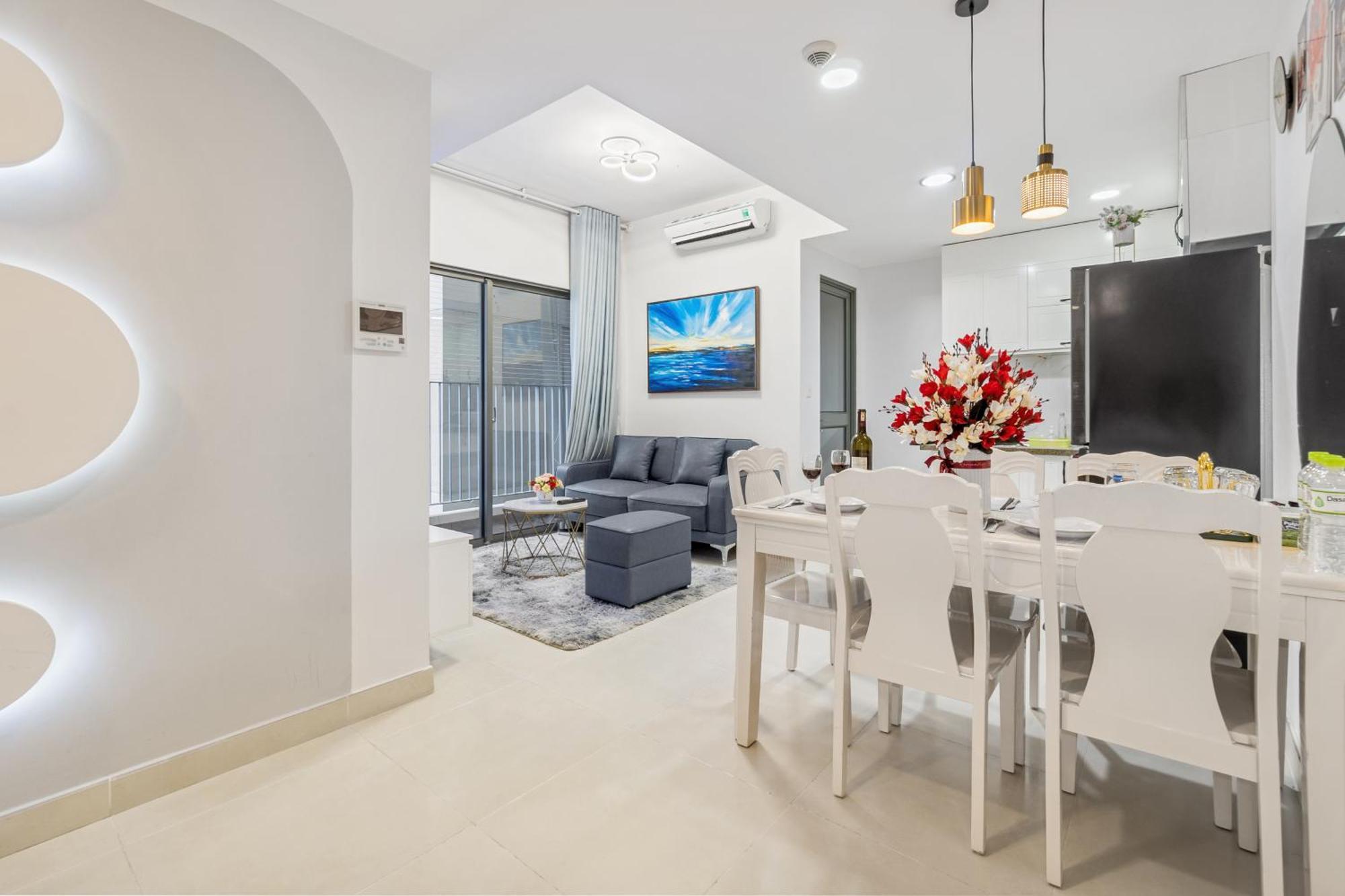 Cozy 2 Bedrooms In T1 Masteri Thao Dien, Fully Furnished With Full Amenities