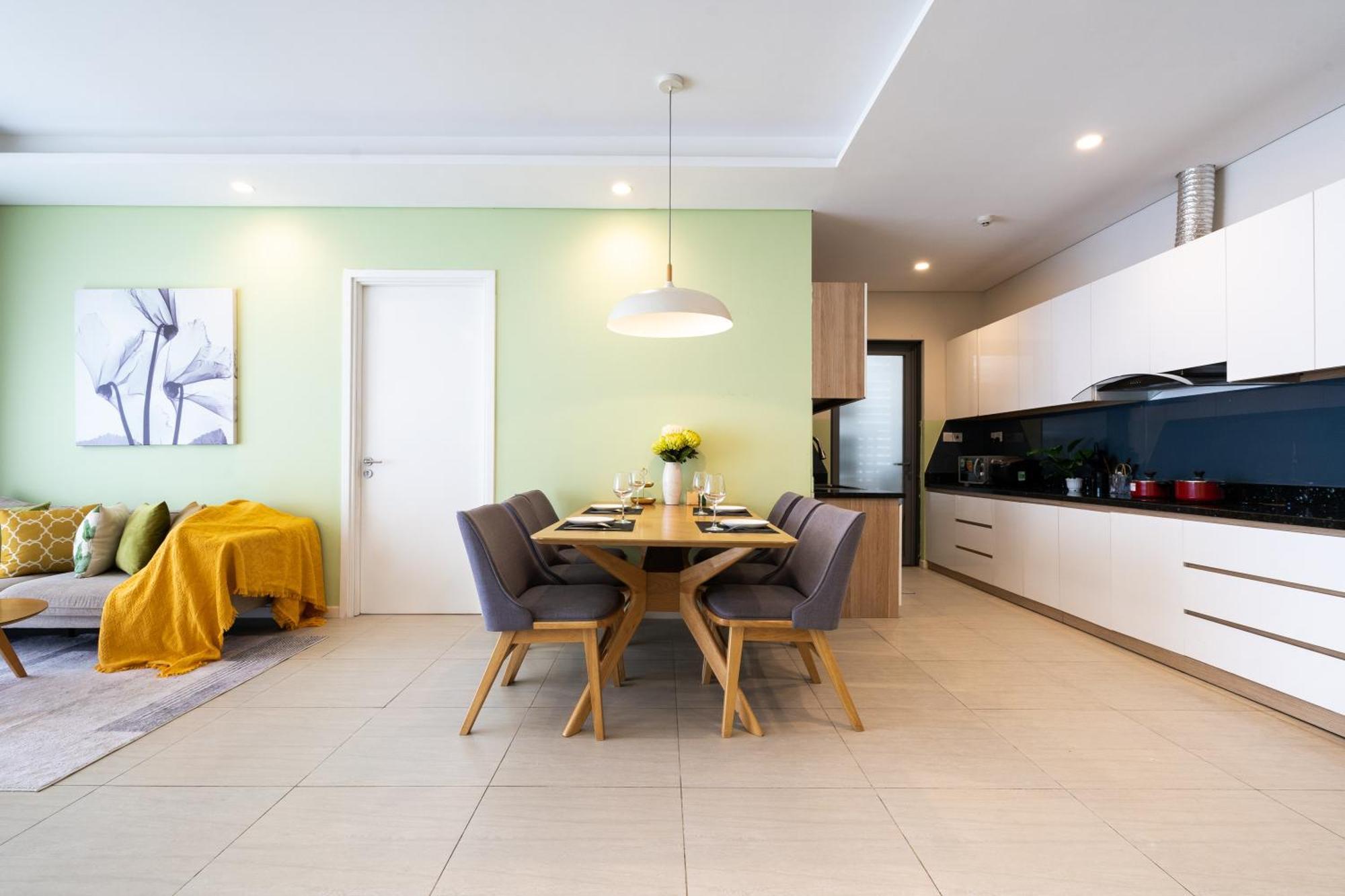 Diamond Island Highfloor Riverview 8min To D1 Apartment *