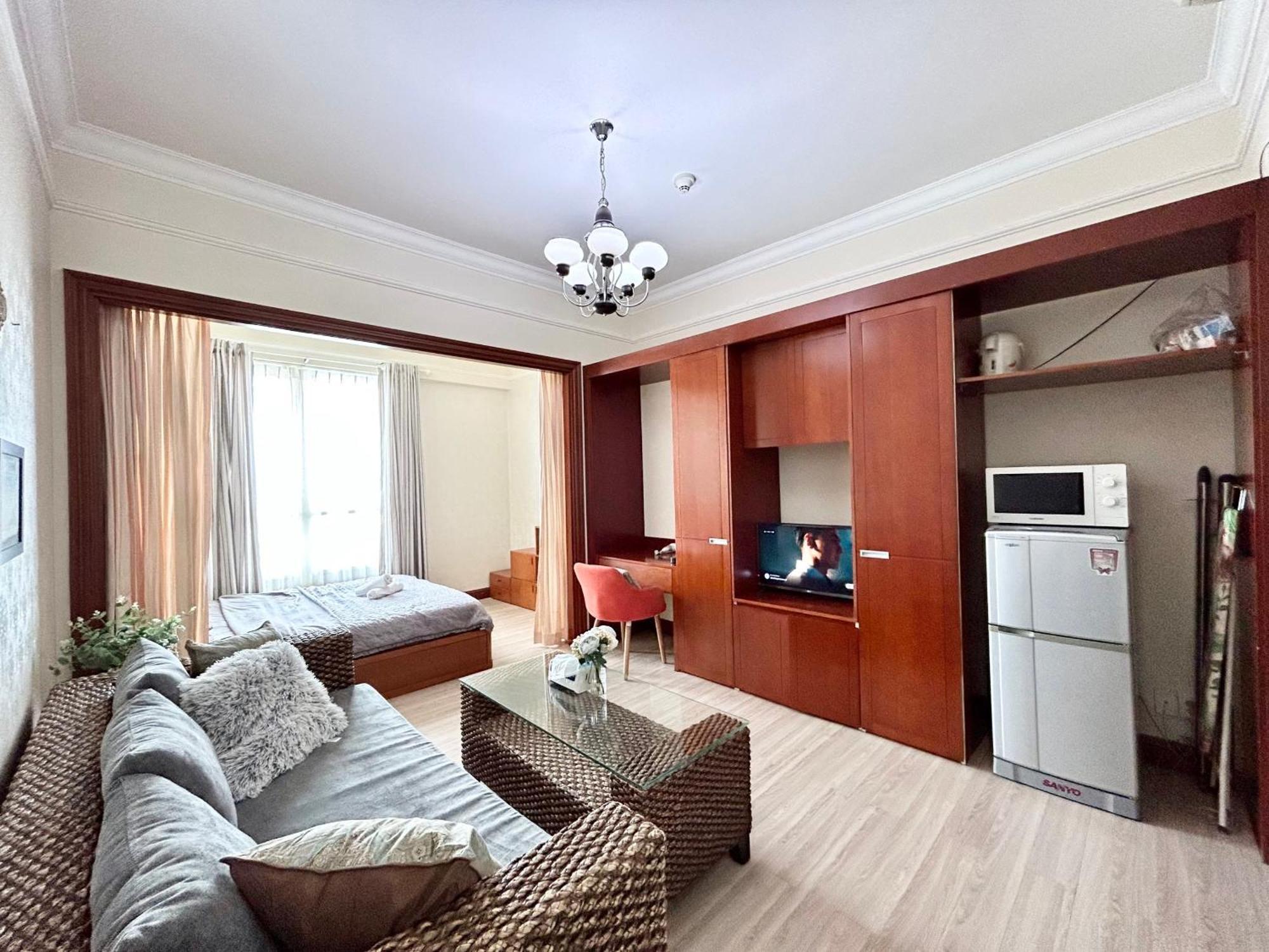 Apartment Chung Cu The Manor 2 Phong 38m2 View Lau Cao Nhin Ra Thanh Pho *