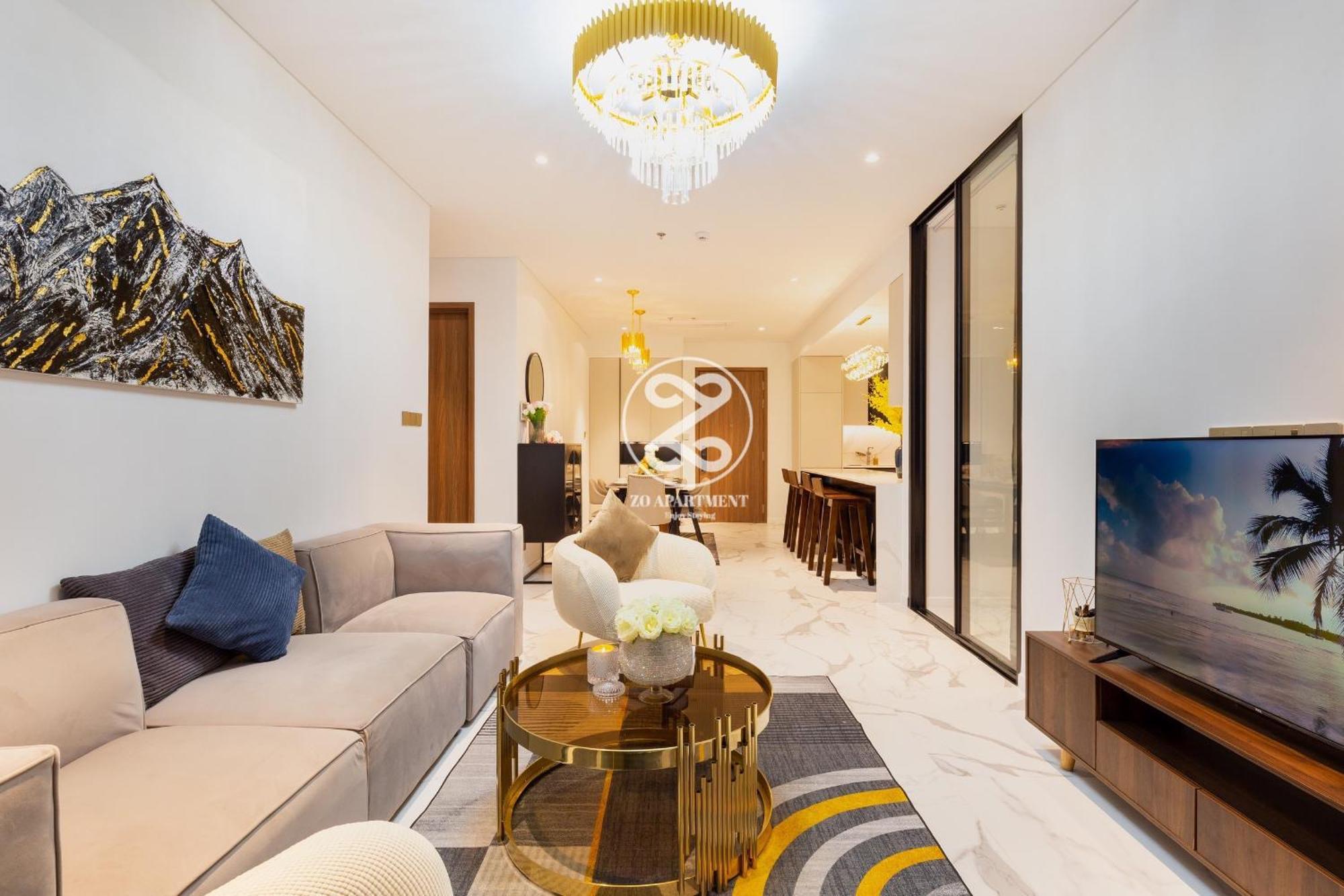 Apartment The Crest-central Saigon Riverside -free Pool-gym-sauna Room-yoga