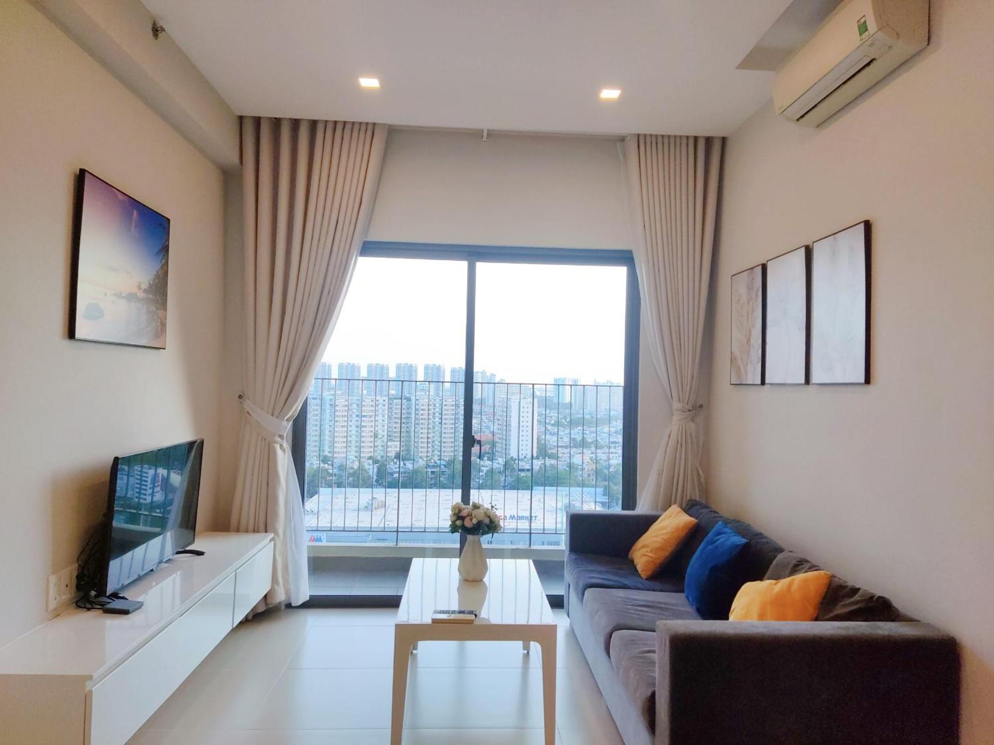 Masteri Thao Dien Comfy #nice Balcony #opening View Apartment
