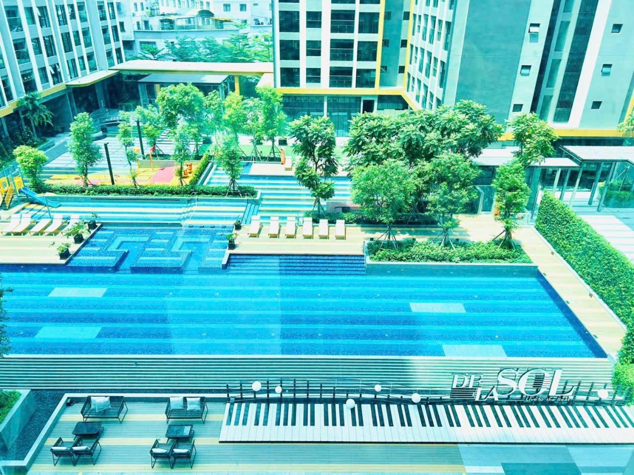 Apartment Delasol Garden By The Pool Near Center D4 Hcmc *