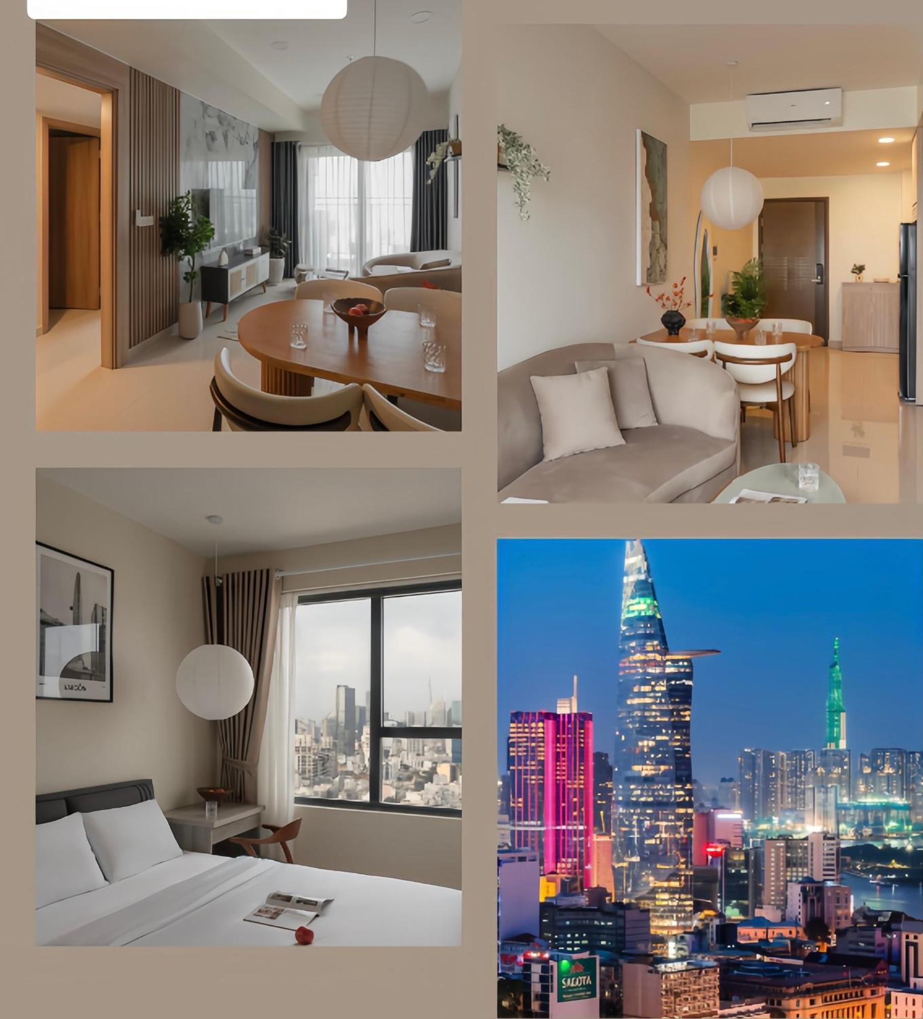 Penthouse Floor 2br View Bitexco L81 Bui Vien 400m * Ho Chi Minh City
