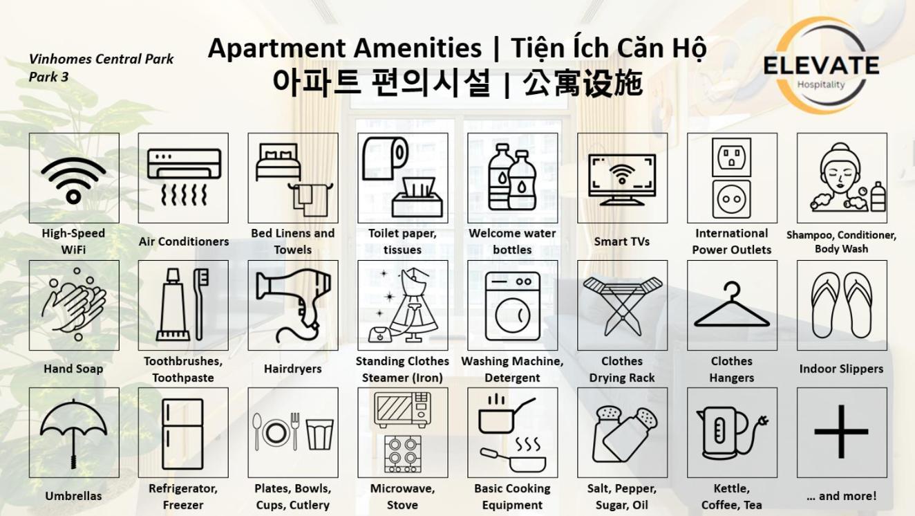 Vinhomes Park Collection Ix By Elevate Apartment *