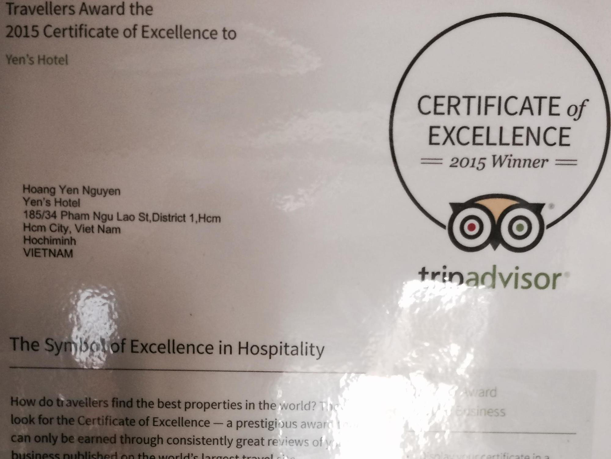 Hotel Yen's Ho Chi Minh City
