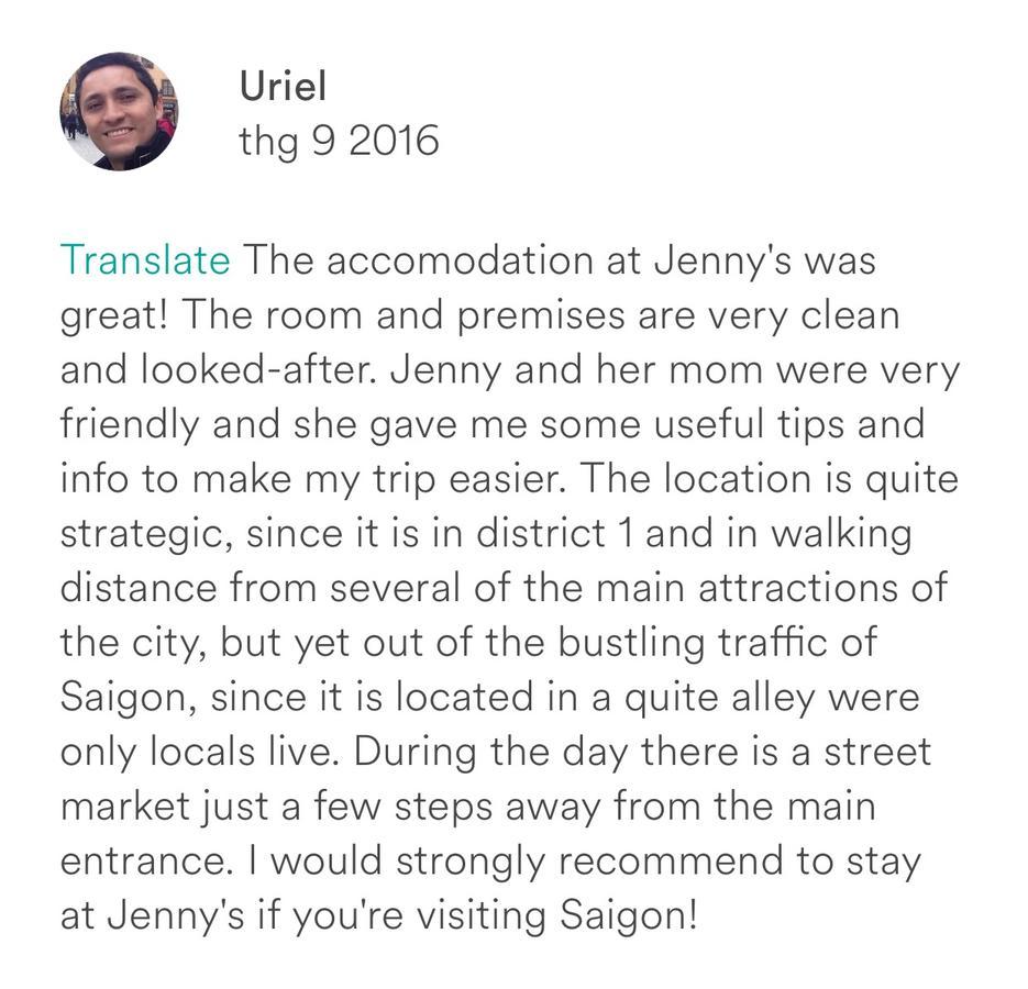 Jenny's Place Homestay Ho Chi Minh City