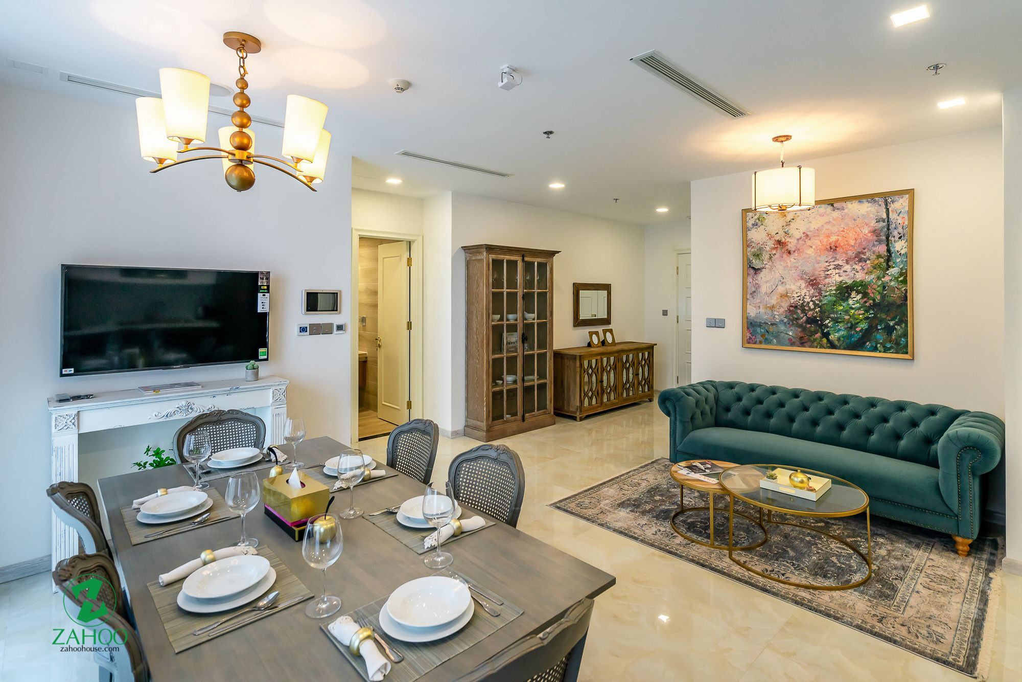 Apartment Zahoo House - Vinhomes Golden River