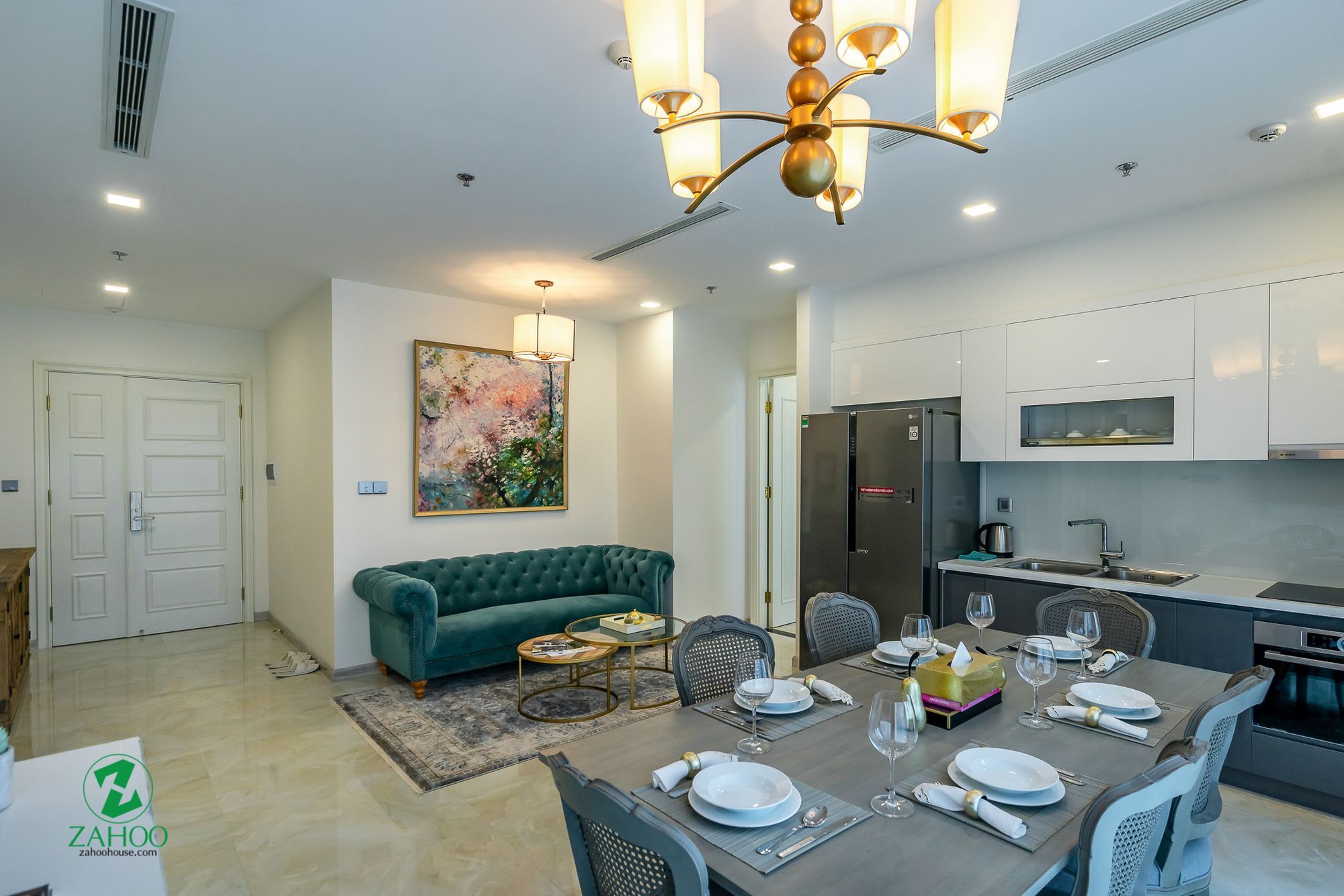 Apartment Zahoo House - Vinhomes Golden River *
