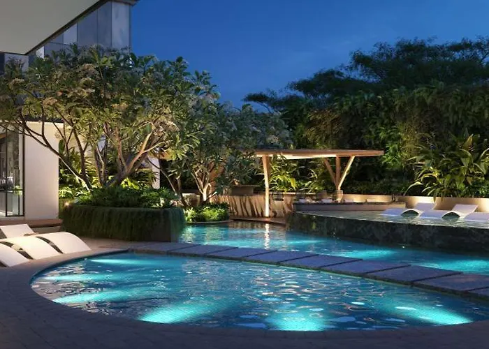Modern District 1 2Br&3Br D1&Zenity Apartment Outdoor Jacuzzi Pool