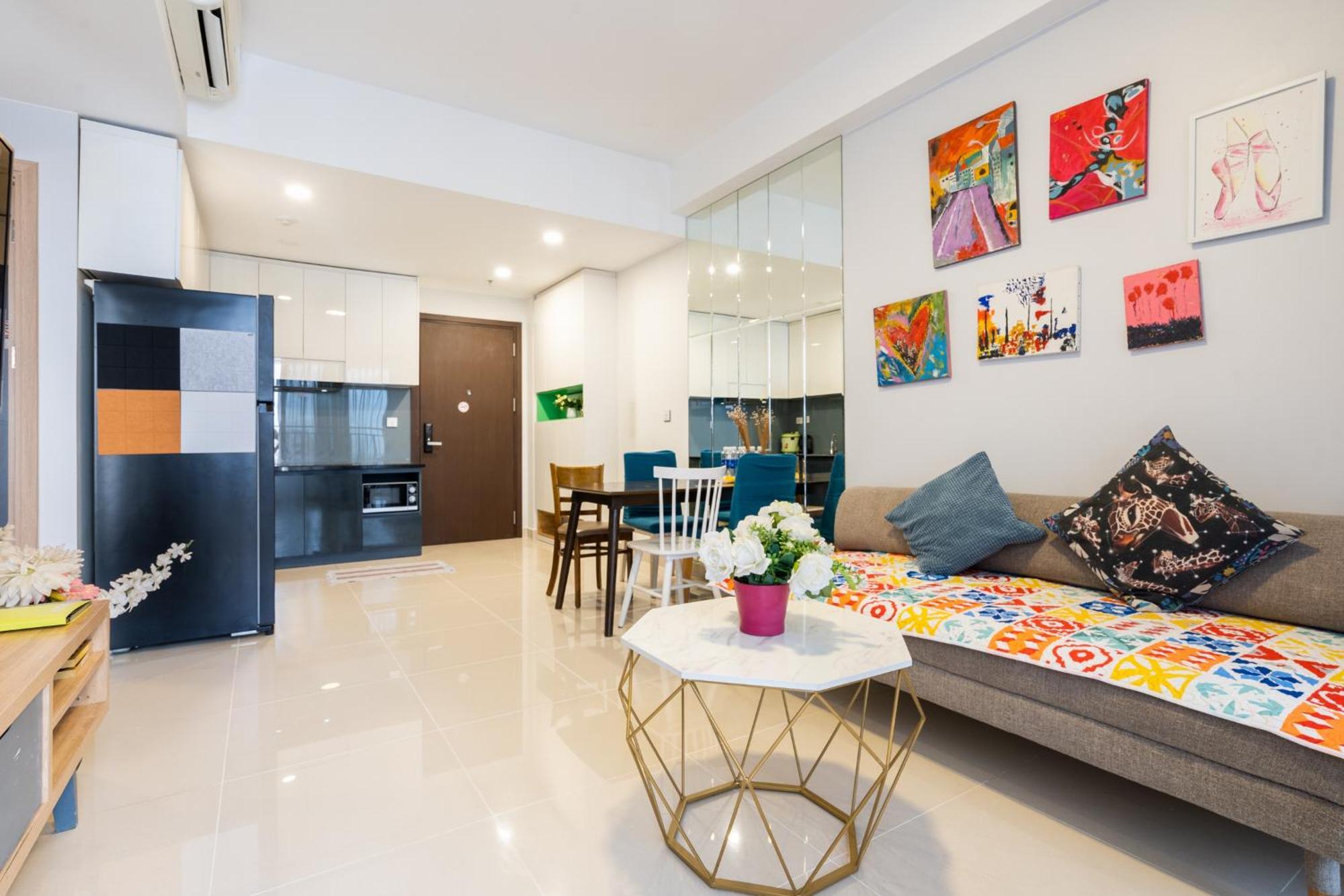 Tan Son Nhat Airport Sweet 2 Bedroom 1 Wc Apartment-free Gym , Sky Pool ,bbq ,garden TP. Hồ Chí Minh