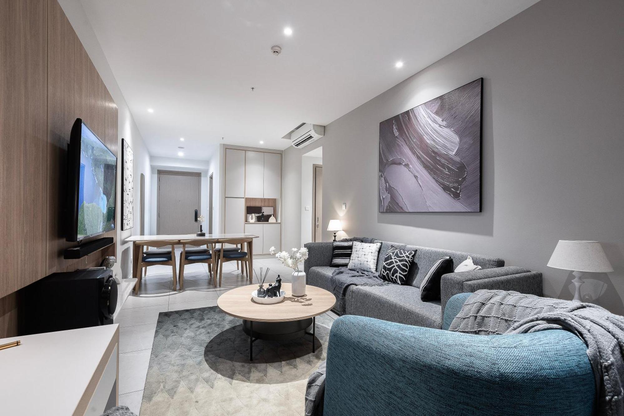 Apartment Modern District 1 2br&3br D1&zenity Outdoor Jacuzzi Pool *