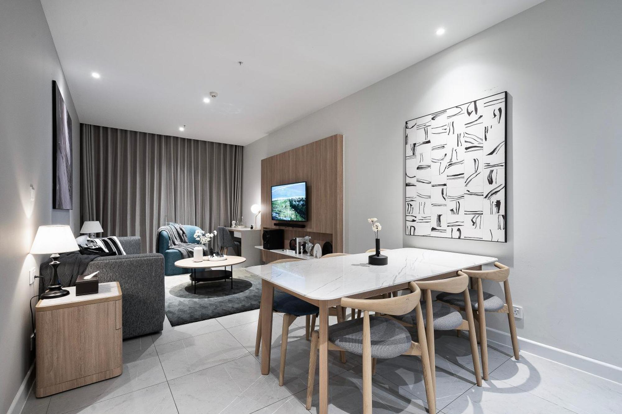 Apartment Modern District 1 2br&3br D1&zenity Outdoor Jacuzzi Pool