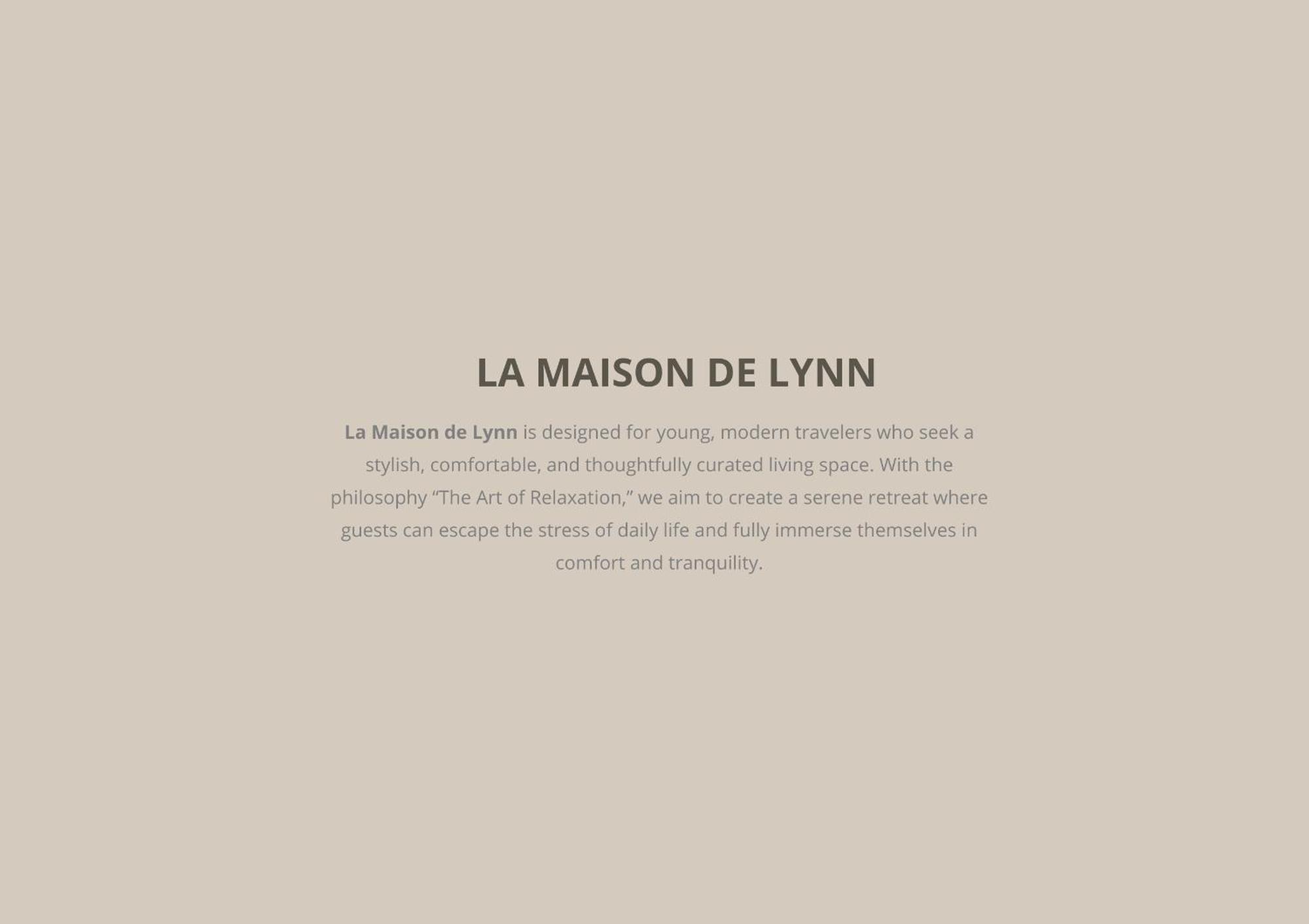 La Maison De Lynn - The Art Of Relaxation