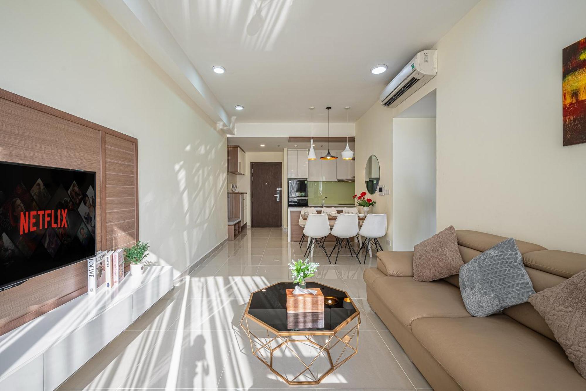 Double N - Netflix Tv, 5 Mins To Ben Thanh Market Pangsapuri Bandar Ho Chi Minh