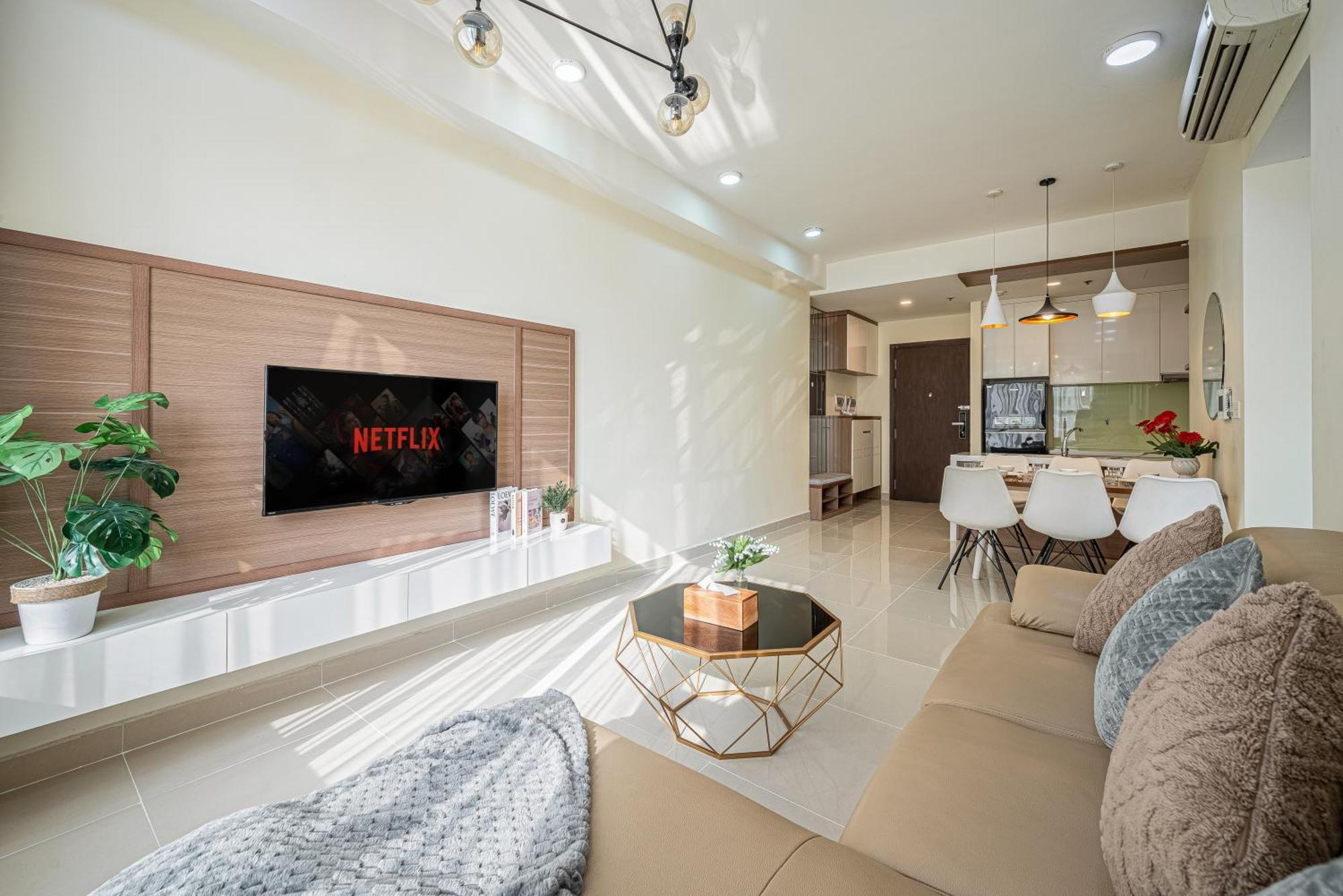 Double N - Netflix Tv, 5 Mins To Ben Thanh Market Pangsapuri