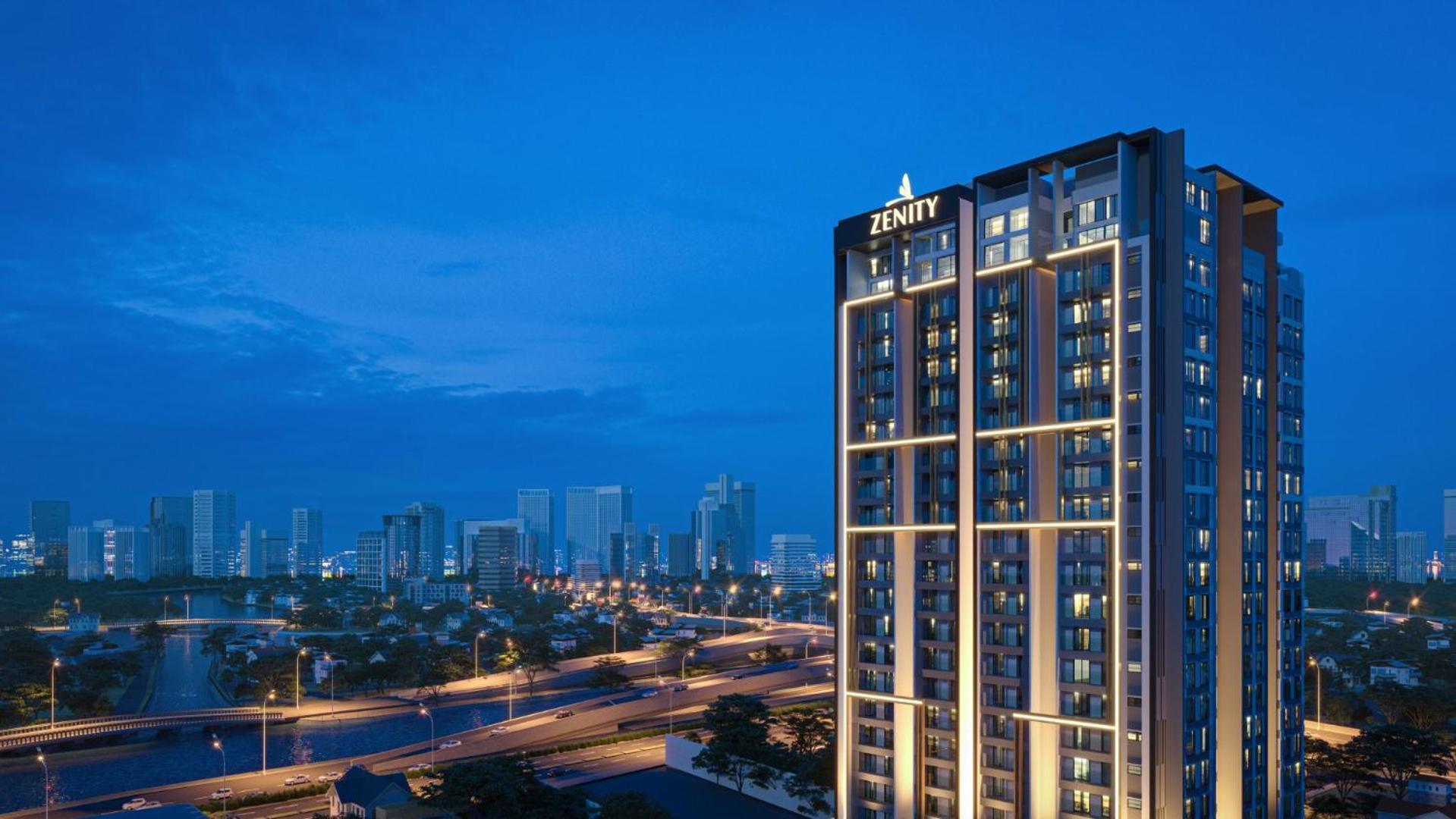 Pangsapuri Highclass - D1mension & Zenity, Night Sky View And Bandar Ho Chi Minh